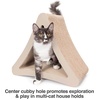 image:imagePetFusion 3Sided Vertical Cat Scratching Post 18in x 105in x 159in  Multiple Angle Scratching Pad with 6 Usable Sides 100 Recyclable Cardboard Lounge for Play and Perch