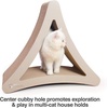 image:imagePetFusion 3Sided Vertical Scratch Play amp Perch Cat Scratching Post 24 x 105 x 211 Multiple Angle Cat Scratching Pad 6 Usable Sides 100 Recyclable Cardboard Lounge  Multiple Angle Scratching Pad with 6 Usable Sides 100 Recyclable Cardboard Lounge for Play and Perch
