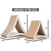 image:imagePetFusion 3Sided Vertical Scratch Play amp Perch Cat Scratching Post 24 x 105 x 211 Multiple Angle Cat Scratching Pad 6 Usable Sides 100 Recyclable Cardboard Lounge  Multiple Angle Scratching Pad with 6 Usable Sides 100 Recyclable Cardboard Lounge for Play and Perch