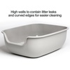 image:imagePetFusion BetterBox NonStick Large Litter Box Pet Safe Coating for Easier Cleaning Open Top Promotes Healthy Usage Made of Stronger ABS Plastic  NonStick Coating for Easier Cleaning and Superior Hygiene Made of Stronger ABS PlasticGrey