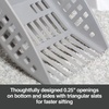 image:imagePetFusion BetterBox NonStick Large Litter Box Pet Safe Coating for Easier Cleaning Open Top Promotes Healthy Usage Made of Stronger ABS Plastic  NonStick Coating for Easier Cleaning and Superior Hygiene Made of Stronger ABS PlasticGrey