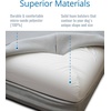 image:imagePetFusion BetterLounge Orthopedic Dog Bed  Solid CertiPURUS Memory Foam Waterproof liner  Medium  Large amp XL  Removable MicroSuede Cover Available Separately 1 YR WarrGreyGrey