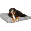image:imagePetFusion BetterLounge Orthopedic Dog Bed  Solid CertiPURUS Memory Foam Waterproof liner  Medium  Large amp XL  Removable MicroSuede Cover Available Separately 1 YR WarrGreyGrey