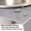 image:imagePetFusion Elevated Dog Bowls Cat Bowls  Premium Anodized Aluminum Feeder Short 4 Us Food Grade Stainless Steel Raised BowlsMetallic GrayTall  8