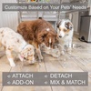 image:imagePetFusion Elevated Dog Bowls Cat Bowls Innovative Raised Pet FeederTranslucent