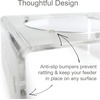 image:imagePetFusion Elevated Dog Bowls Cat Bowls Innovative Raised Pet FeederTranslucent