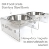 image:imagePetFusion Elevated Dog Bowls Cat Bowls Innovative Raised Pet FeederTranslucent