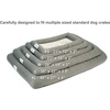 image:imagePetFusion LavenderInfused Dog Bed wCooling  Solid CertiPURUS Orthopedic Memory Foam  AntiAnxiety Crate Mat Calming amp Soothing  AllSeason Temperature Control Cooling Mat  1 Year WarrGrey