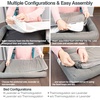 image:imagePetFusion LavenderInfused Dog Bed wCooling  Solid CertiPURUS Orthopedic Memory Foam  AntiAnxiety Crate Mat Calming amp Soothing  AllSeason Temperature Control Cooling Mat  1 Year WarrGrey