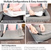 image:imagePetFusion LavenderInfused Dog Bed wCooling  Solid CertiPURUS Orthopedic Memory Foam  AntiAnxiety Crate Mat Calming amp Soothing  AllSeason Temperature Control Cooling Mat  1 Year WarrGrey