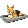 image:imagePetFusion LavenderInfused Dog Bed wCooling  Solid CertiPURUS Orthopedic Memory Foam  AntiAnxiety Crate Mat Calming amp Soothing  AllSeason Temperature Control Cooling Mat  1 Year WarrGrey