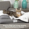 image:imagePetFusion Premium Cat and Dog Cooling Blanket Grey and Brown  Lightweight Machine Washable Multiple Sizes for Pets Small to XLCool Grey