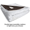 image:imagePetFusion Premium Dog amp Cat Blanket  Ultra Soft Pet Blanket Available in Plush or Quilted 2 Colors Grey Brown  Perfect for Small Dogs amp Large DogsBrown