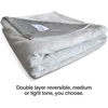 image:imagePetFusion Premium Dog amp Cat Blanket  Ultra Soft Pet Blanket Available in Plush or Quilted 2 Colors Grey Brown  Perfect for Small Dogs amp Large DogsGrey