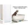 image:imagePetFusion Privacy Screen Cat Litter Box Furniture 48L x 06W x 36H Walnut Brown  48 InL x 06 InW x 36 InHCloud White