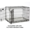 image:imagePetFusion PuppyChoice Dog Crate Pad Microsuede Cover Solid Foam Water Resistant CoverLiner amp Removable Washable Cover Replacement Covers amp Blankets Also Avail 1 yr Warranty Grey XS  21 x 12Grey
