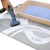 image:imagePetFusion SmartGrip EXTRA LARGE Cat Litter Mat Gray 35 x 24 Easy cleaning Stylish Pattern Soft on Paws for Finicky Cats  No Phthalates or VCMsGray Twist
