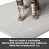 image:imagePetFusion ToughGrip Waterproof Cat Litter Matt with Inner Channels amp Raised Outer Lip  Large  Premium Grade Silicone  Housebreaking Cat Supplies Needs  with Inner Channels and Raised Outer Lip Premium Grade Silicone for Housebreaking Cat Supplies NeedsGray