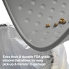 image:imagePetFusion Toughgrip Large Plus Dog Food Mat Just The Right Size Before Getting Too Big  275 x 175 Waterproof Extra Tough FDA Grade Silicone Grey