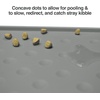 image:imagePetFusion Toughgrip Large Plus Dog Food Mat Just The Right Size Before Getting Too Big  275 x 175 Waterproof Extra Tough FDA Grade Silicone Grey