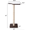 image:imagePetFusion Ultimate Cat Window Climbing Perch 45 Tall Tree Sisal Scratching Posts Modern Design Simply Suctions to Window EASY TO ASSEMBLE  Tree Sisal Scratching Posts Modern Design Simply Suctions to Window Easy to AssembleEspresso finish