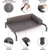 image:imagePetFusion Ultimate Elevated Outdoor Dog Bed  Large or Extra Large  Durable Steel Frame  370 GSM Breathable Water Resistant Polyester  Incl Protective Cover  12 Month WarrantyDark Grey