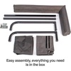 image:imagePetFusion Ultimate Elevated Outdoor Dog Bed  Large or Extra Large  Durable Steel Frame  370 GSM Breathable Water Resistant Polyester  Incl Protective Cover  12 Month WarrantyDark Grey