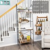 image:imagePetFusion VersiCLimb Cat Climber Tall Scratching Post with Hammock Tower  Active play and rest in one doubles display shelfBrown
