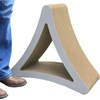 image:imagePetFusion 3Sided Vertical Scratch Play amp Perch Cat Scratching Post 24 x 105 x 211 Multiple Angle Cat Scratching Pad 6 Usable Sides 100 Recyclable Cardboard Lounge  Multiple Angle Scratching Pad with 6 Usable Sides 100 Recyclable Cardboard Lounge for Play and Perch
