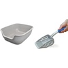 image:imagePetFusion BetterBox NonStick Large Litter Box Pet Safe Coating for Easier Cleaning Open Top Promotes Healthy Usage Made of Stronger ABS Plastic  NonStick Coating for Easier Cleaning and Superior Hygiene Made of Stronger ABS PlasticGrey