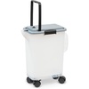 image:imagePetFusion Portable Litter Storage Container Holds up to 25lbs and 10oz  Holds up to 25 lbs10 Gallons for Dry Dog and Cat Food Adjustable Spout Back and Top Handles Heavy Duty Wheels