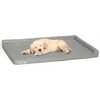 image:imagePetFusion PuppyChoice Dog Crate Pad Microsuede Cover Solid Foam Water Resistant CoverLiner amp Removable Washable Cover Replacement Covers amp Blankets Also Avail 1 yr Warranty Grey XS  21 x 12Grey