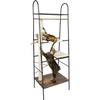 image:imagePetFusion VersiCLimb Cat Climber Tall Scratching Post with Hammock Tower  Active play and rest in one doubles display shelfBrown