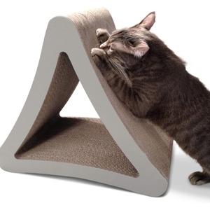 image:imagePetFusion 3Sided Vertical Cat Scratching Post 18in x 105in x 159in  Multiple Angle Scratching Pad with 6 Usable Sides 100 Recyclable Cardboard Lounge for Play and Perch