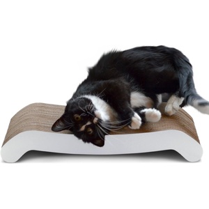 image:imagePetFusion Cat Scratching Flip Pad 2 Designsin One  Superior Cardboard and Construction Significantly Outlasts Cheaper AlternativesStandard  White