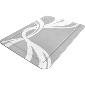 image:imagePetFusion SmartGrip EXTRA LARGE Cat Litter Mat Gray 35 x 24 Easy cleaning Stylish Pattern Soft on Paws for Finicky Cats  No Phthalates or VCMsGray Twist