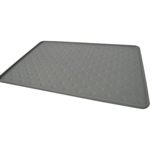image:imagePetFusion Toughgrip Large Plus Dog Food Mat Just The Right Size Before Getting Too Big  275 x 175 Waterproof Extra Tough FDA Grade Silicone Grey