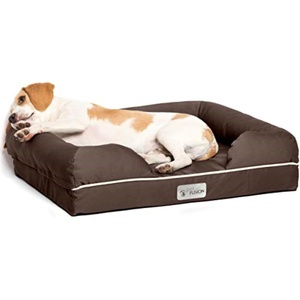 image:imagePetFusion Ultimate Dog Bed Orthopedic Memory Foam Waterproof Cover Liner  Orthopedic Memory Foam Medium Firmness Pillow Waterproof Liner YKK Zippers Breathable 35 Cotton Cover